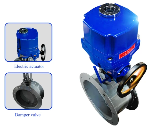 Electric Damper Butterfly Valve Electric Damper Butterfly Valve