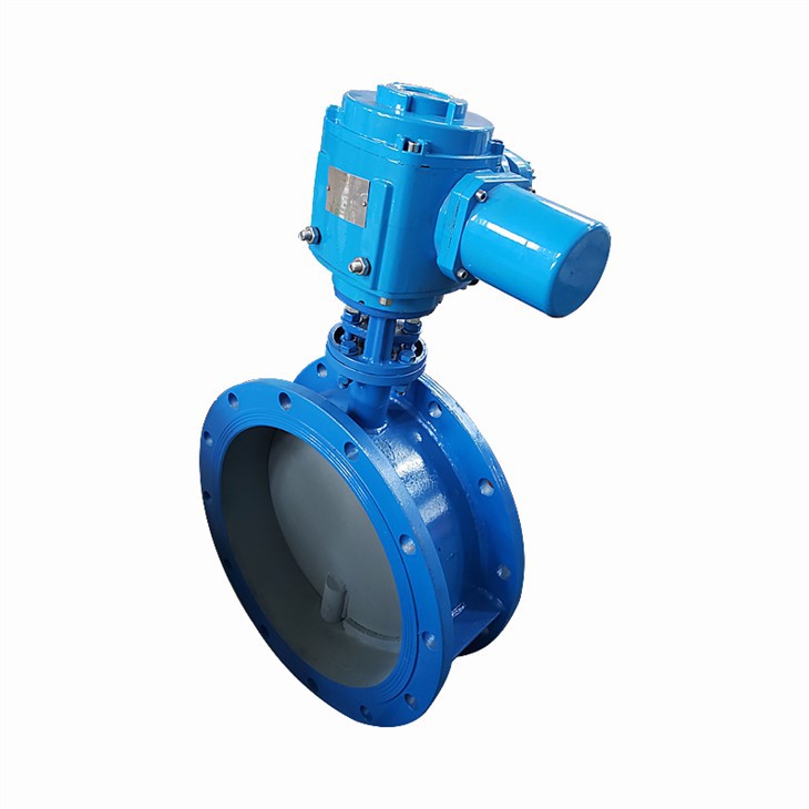 DN500 Electric Metal Sealing Ventilation Butterfly Valve